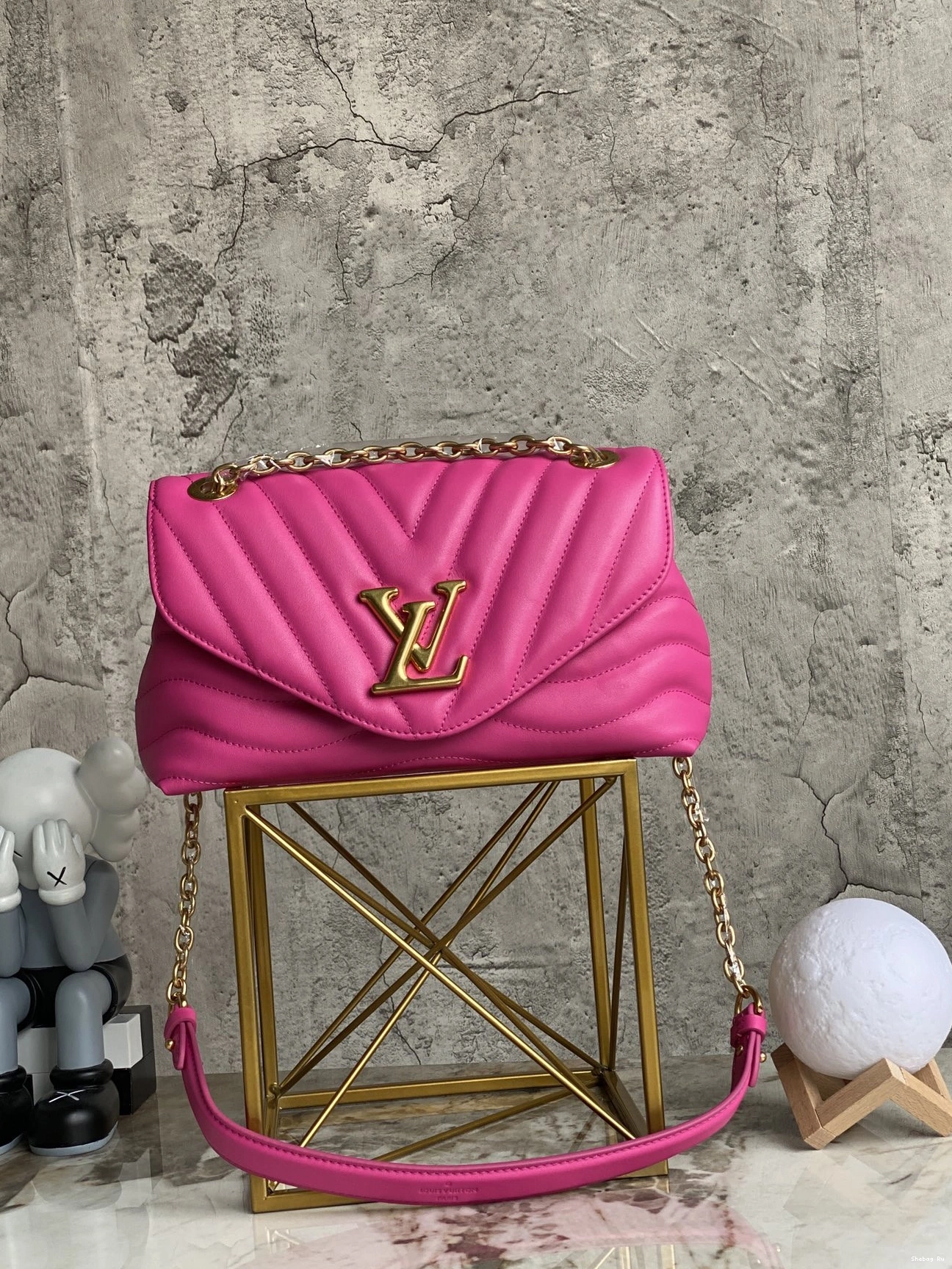 WAVE LOUIS BAG CHAIN VUITTON NEW 0801